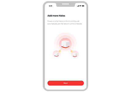 Step 4:Power up the included add-on unit and it will automatically join the network